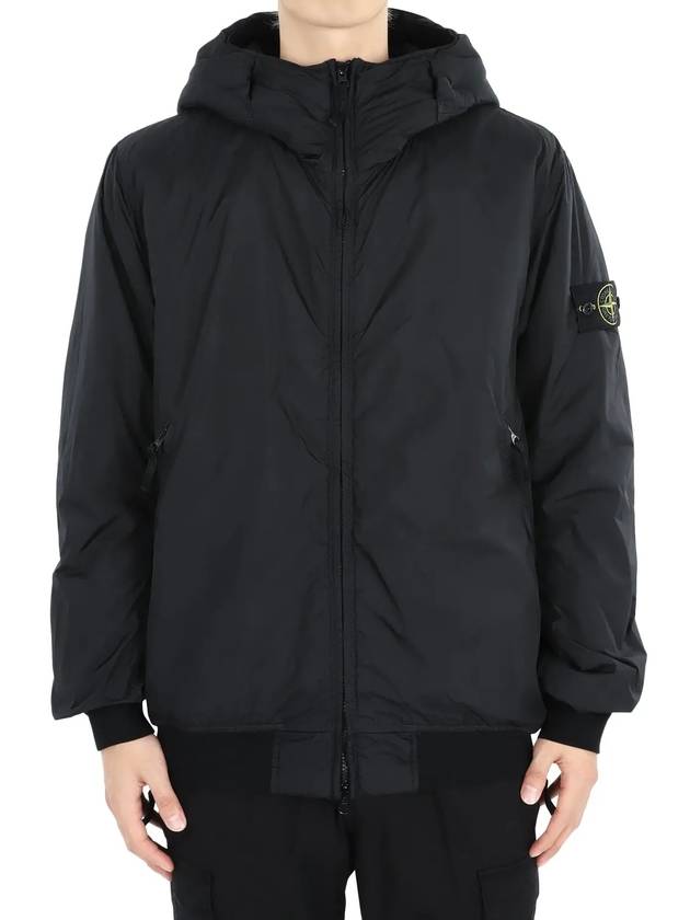 Crinkle Reps R NY Padding Black - STONE ISLAND - BALAAN 4