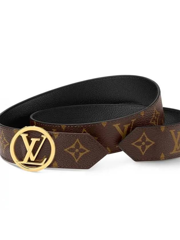 LV Circle 35mm Reversible Belt Brown - LOUIS VUITTON - BALAAN 2