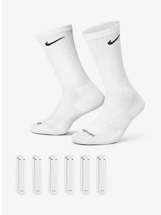 Everyday Plus Cushioned Socks White - NIKE - BALAAN 2