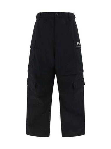 Unity Sports Icon Cargo Straight Pants Black - BALENCIAGA - BALAAN 1