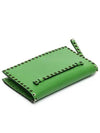 Rockstud Flap ClutchJW2B0399NBD Green - VALENTINO - BALAAN 5