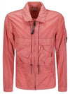 Chrome-R Hooded Over Long Sleeve Shirt Pink - CP COMPANY - BALAAN 2