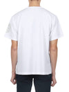 Compass Print Short Sleeve T Shirt 80152RC85 V0001 - STONE ISLAND - BALAAN 4