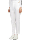 Women's Eleonora Straight Pants White - J.LINDEBERG - BALAAN 3