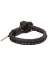 Intrecciato Double Weaving Bracelet Brown - BOTTEGA VENETA - BALAAN 3