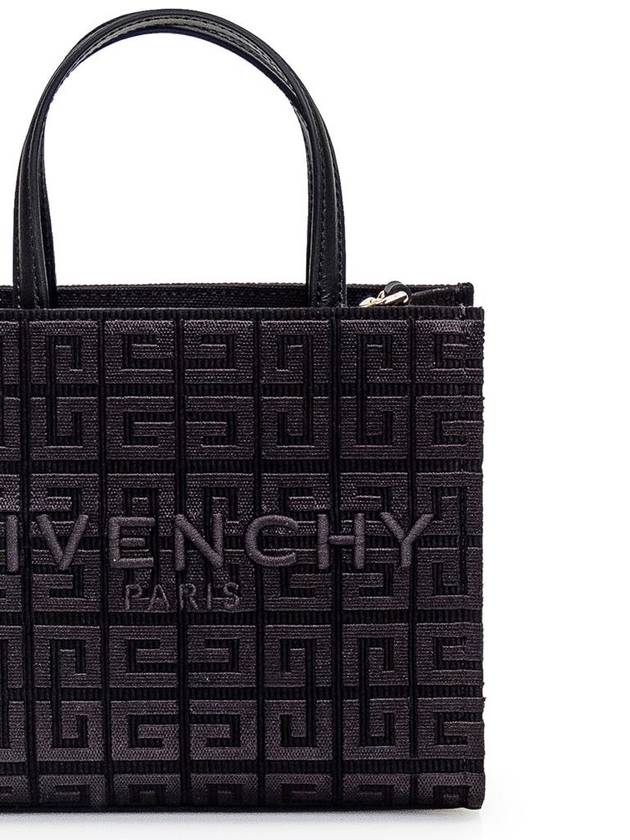 G Logo Small Canvas Tote Bag Black - GIVENCHY - BALAAN 5