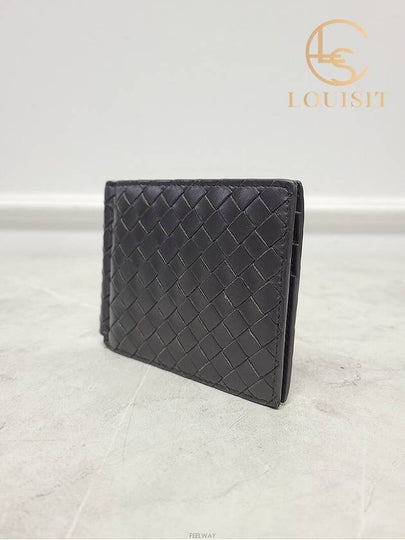 Used luxury goods Louis It Dark gray intrecciato money clip wallet - BOTTEGA VENETA - BALAAN 2