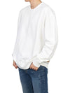 Garment Dyed Cotton Jersey Sweatshirt White - TEN C - BALAAN 6