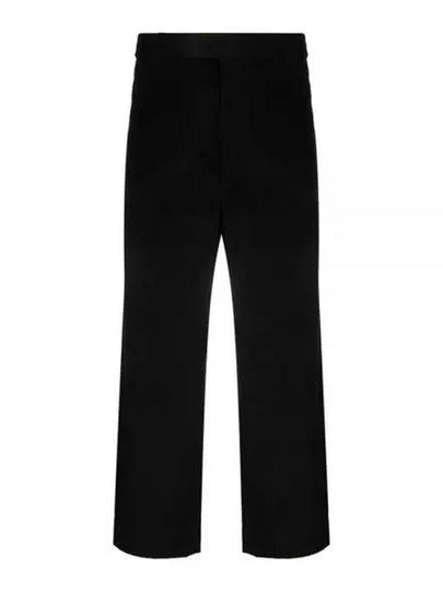 Men's Corduroy Straight Pants Black - THOM BROWNE - BALAAN 2