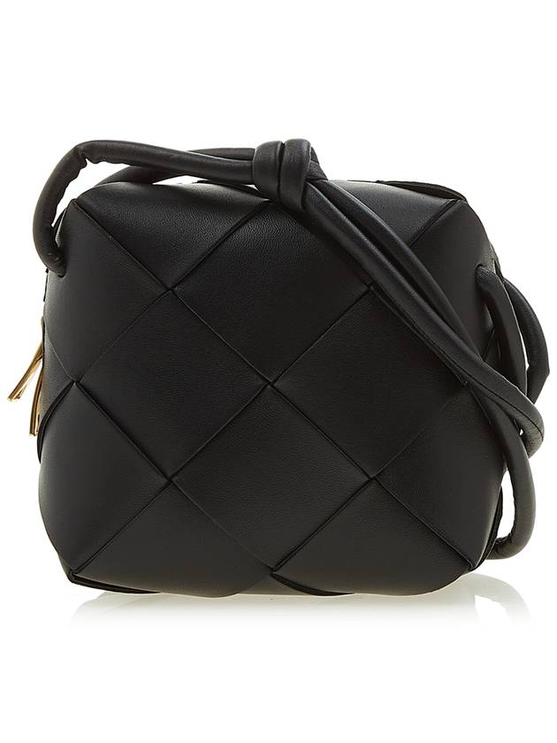 Cassette Intrecciato Mini Shoulder Bag Black - BOTTEGA VENETA - BALAAN 2