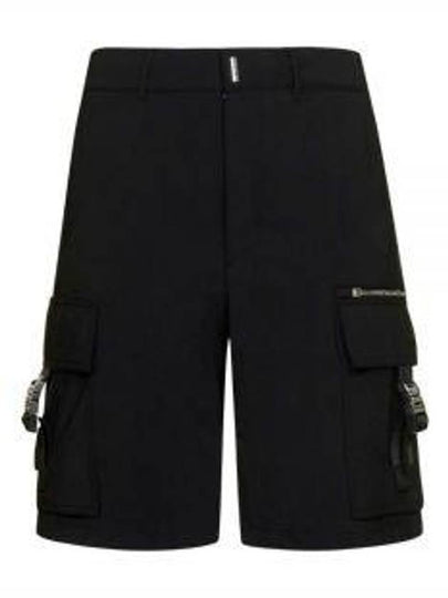 Buckle Cargo Shorts Black - GIVENCHY - BALAAN 2