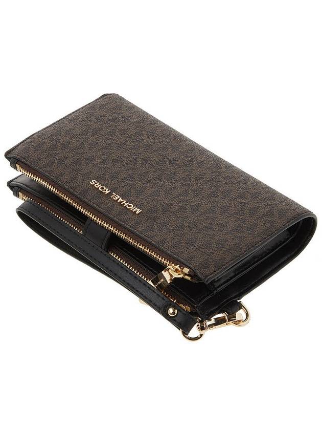 Jet Set Canvas Long Wallet Brown - MICHAEL KORS - BALAAN 5