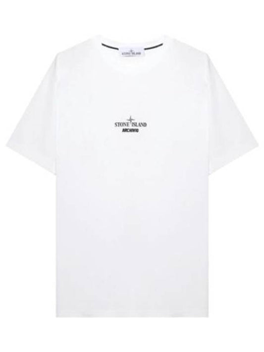 Short sleeve t-shirt archive project print - STONE ISLAND - BALAAN 1
