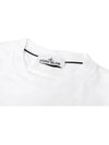 Compass Logo Short Sleeve T-Shirt White - STONE ISLAND - BALAAN 4