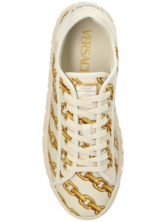 Versace Sneakers With Print, Women's, Beige - VERSACE - BALAAN 6