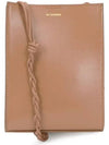 Tangle Smooth Leather Small Cross Bag Cherry Wood - JIL SANDER - BALAAN 2