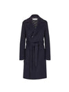 Oblique Motif Belted Trench Coat Navy - DIOR - BALAAN 1