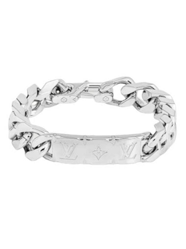 Monogram Chain Bracelet Silver - LOUIS VUITTON - BALAAN 1