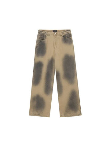 Runway Spray Chino Wide Pants Dusty Beige - ULKIN - BALAAN 1