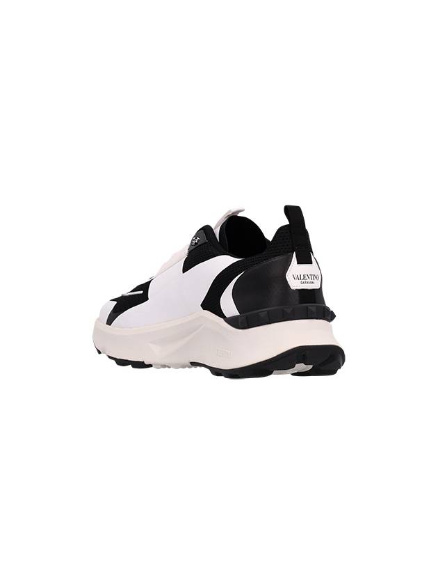 True Act Low-Top Sneakers Black White - VALENTINO - BALAAN 7