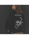 Skull Web Souvenir Jacket Black - CPGN STUDIO - BALAAN 1