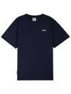 Iconic Logo Short Sleeve T-Shirt Navy - AUTRY - BALAAN 2