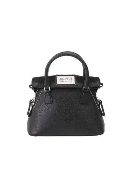 5AC Classique Micro Tote Bag Black - MAISON MARGIELA - BALAAN 2