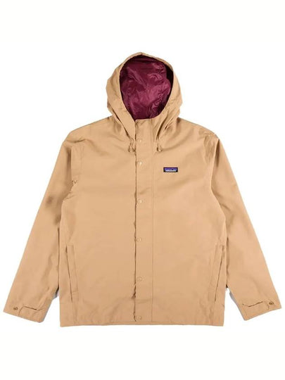 Men's Jackson Glacier Rain Hooded Jacket Grayling Brown - PATAGONIA - BALAAN 2