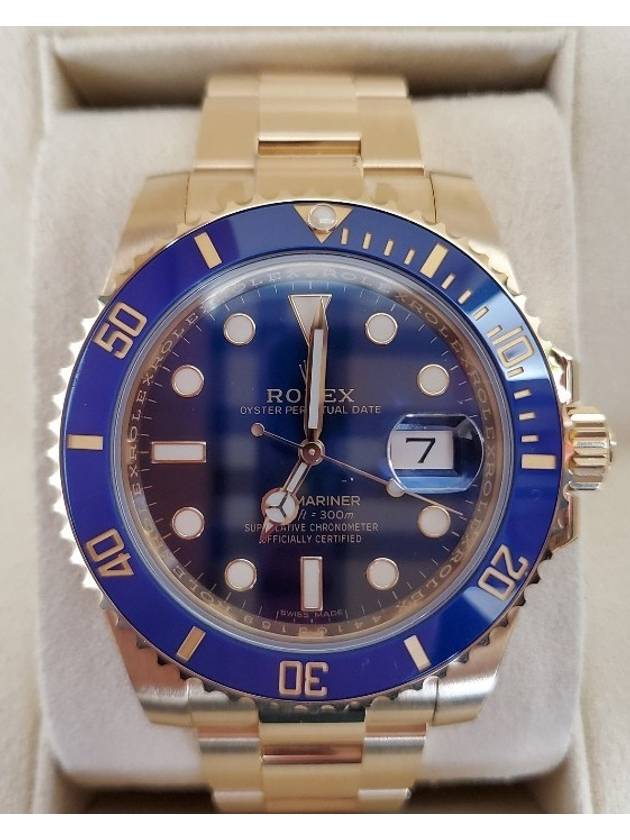 Rolex Submariner Gold Box Blue Plate 20 Years - ROLEX - BALAAN 3