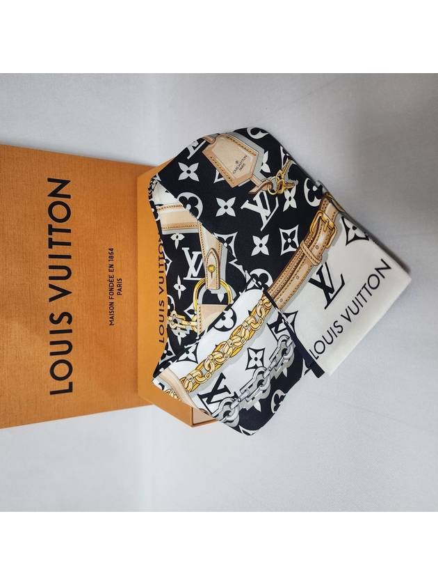 Monogram Confidential Scarf Black - LOUIS VUITTON - BALAAN 3