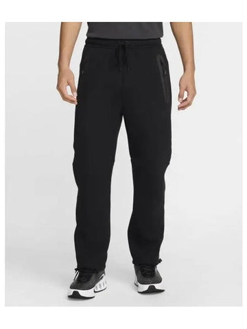 Tech Fleece Open Hem Pants M Black HJ6534 010 - NIKE - BALAAN 1