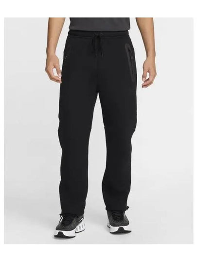 Tech Fleece Open Hem Track Pants Black - NIKE - BALAAN 2