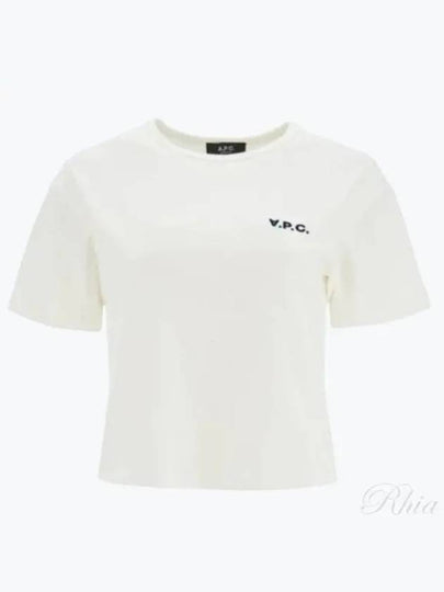 Boxy Micro Logo Short Sleeve T-Shirt White - A.P.C. - BALAAN 2