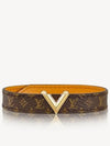 Essential V Monogram Bracelet Gold Brown - LOUIS VUITTON - BALAAN 2