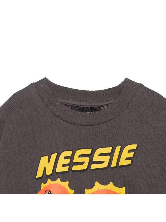 Nessie 2312012599 BLACK Kids Long Sleeve Sweatshirt Relaxed Fit - MINI RODINI - BALAAN 3