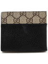 Cutout Interlocking G Monogram Bifold Wallet Beige Black - GUCCI - BALAAN 4