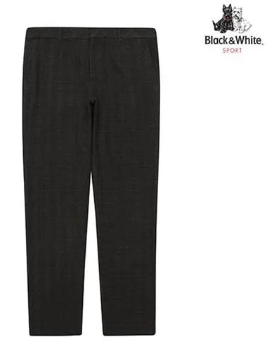 Fall Check Pants 5043GXWRGREY - BLACK&WHITE - BALAAN 1