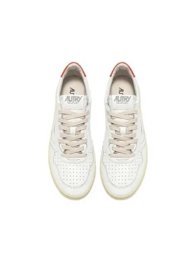 Medalist Orange Tab Low Top Sneakers White - AUTRY - BALAAN 4