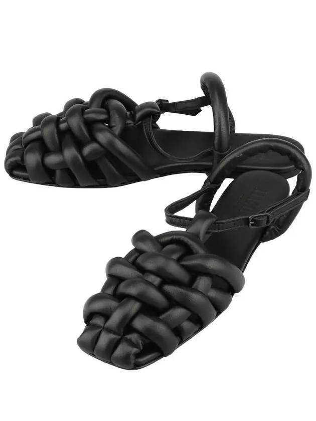 Cabersa Padded Fisherman Sandals Black - HEREU - BALAAN 3