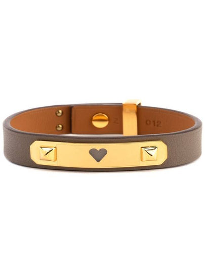 Small Heart Bracelet Brown - HERMES - BALAAN 2