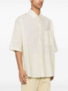 Double Pocket Short Sleeve Ivory - LEMAIRE - BALAAN 4