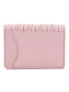 Matelasse Nappa Leather Card Wallet Pink - MIU MIU - BALAAN 3