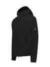 Shell-R Hooded Jacket Black - CP COMPANY - BALAAN 3