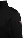 Grenoble high neck half zip up jersey long sleeve t shirt black 8G00018 809EE 999 - MONCLER - BALAAN 5