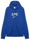 Chelsea Club Fleece Over Hoodie Blue - NIKE - BALAAN 1