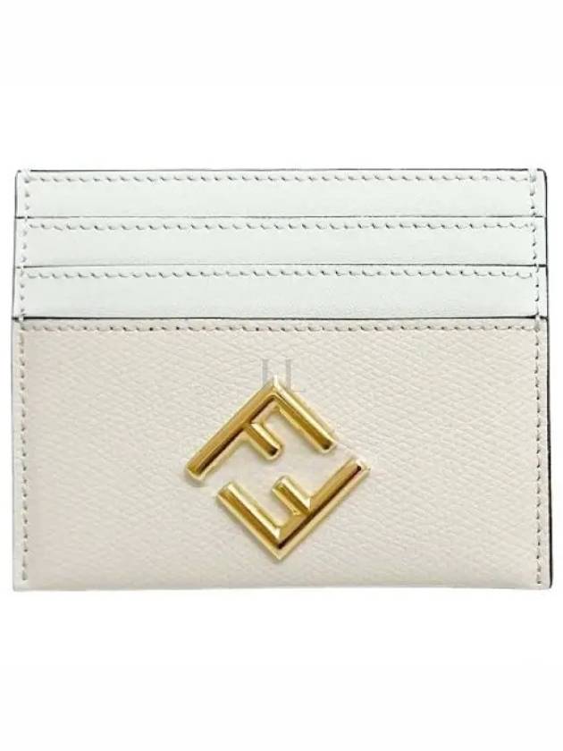 FF Diamond Card Wallet Ivory - FENDI - BALAAN 2