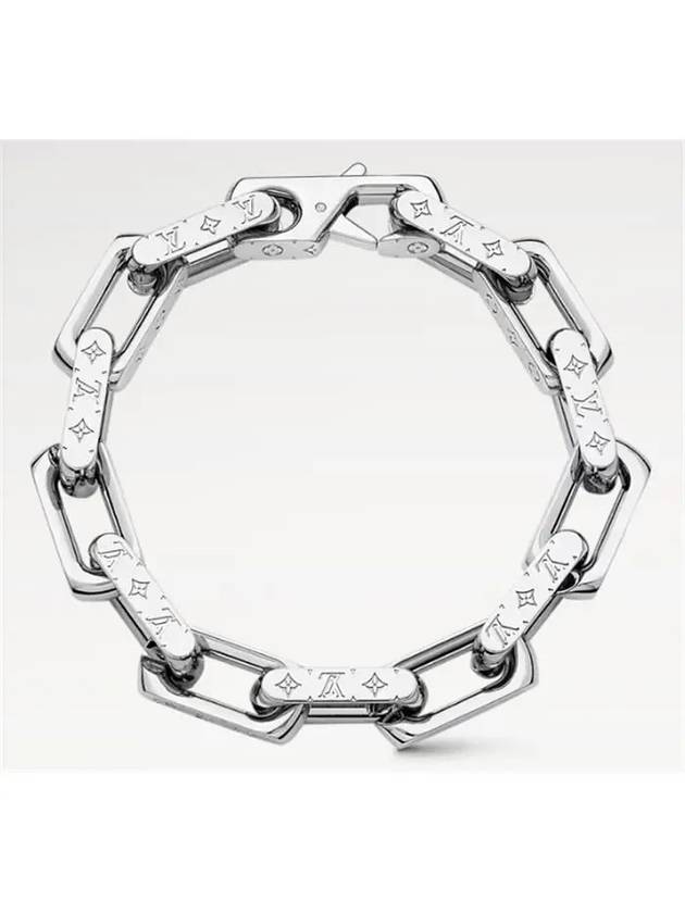 Monogram Chain Bracelet Silver - LOUIS VUITTON - BALAAN 2