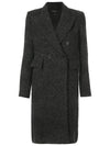 11Th Anniversary Double Breasted Double Coat Grey - ISABEL MARANT - BALAAN 3