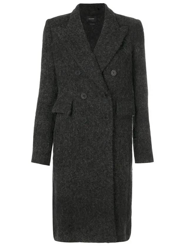 11Th Anniversary Double Breasted Double Coat Grey - ISABEL MARANT - BALAAN 3