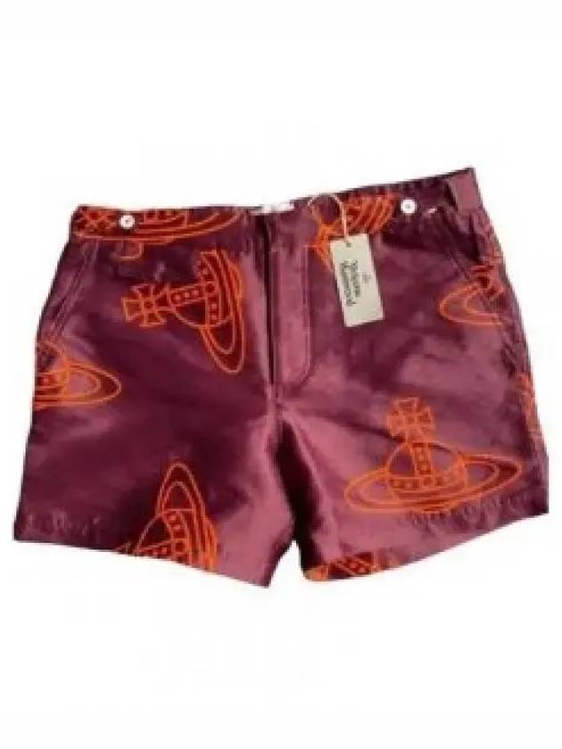 ORB Suiting Classic Boxer Bermuda Shorts Burgundy - VIVIENNE WESTWOOD - BALAAN 2